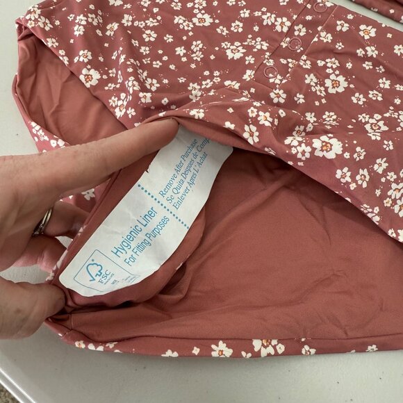 Andie Snap Scoop Rose Ditsy Floral Bikini Bathing Swim Suit AT192 Womens Small - Picture 4 of 7